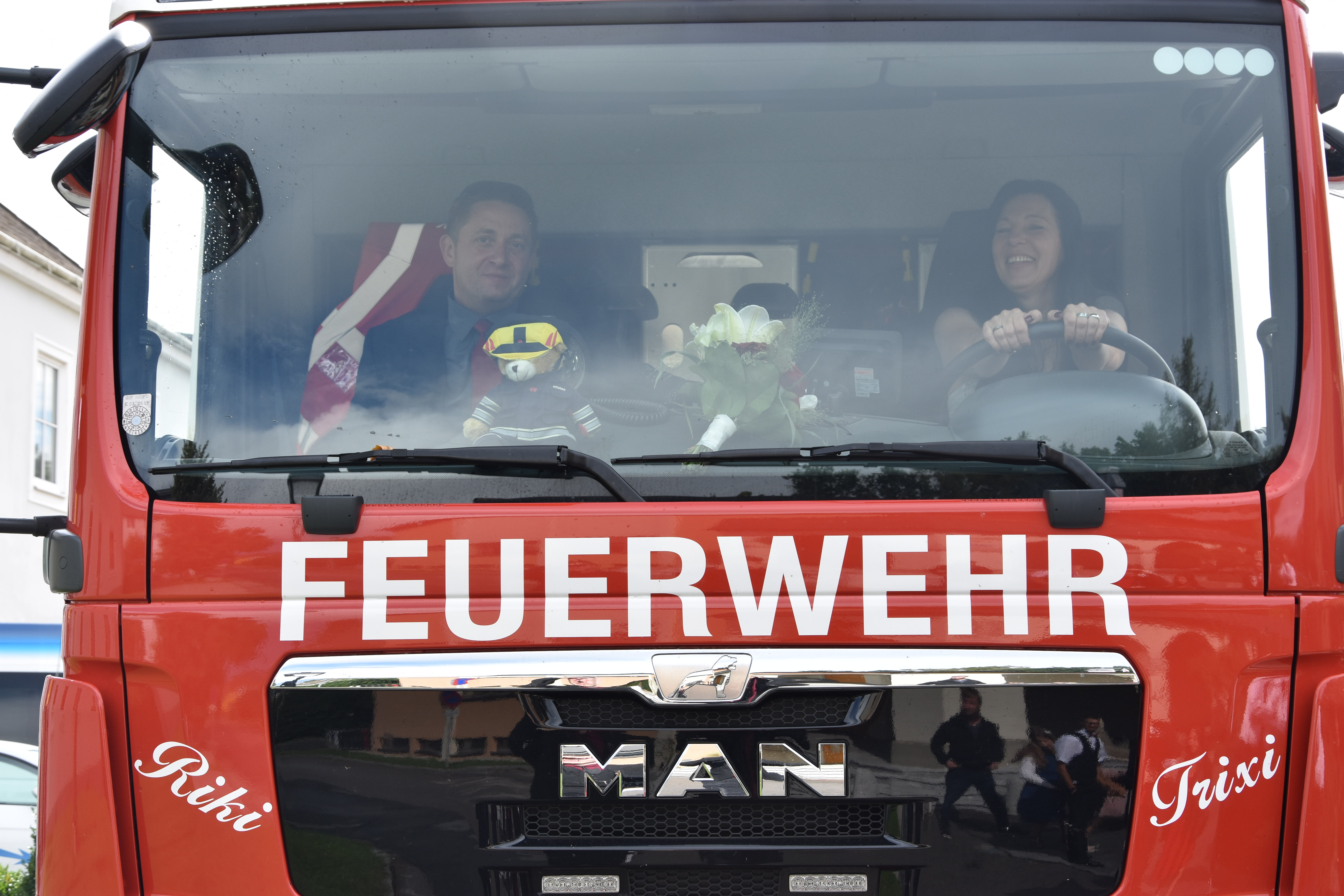 Jetzt hat Tanja das Steuer übernommen