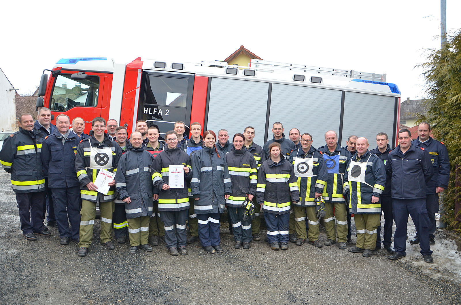 Ausbildungsprfung Lscheinsatz in Waldreichs am 18.02.2017
