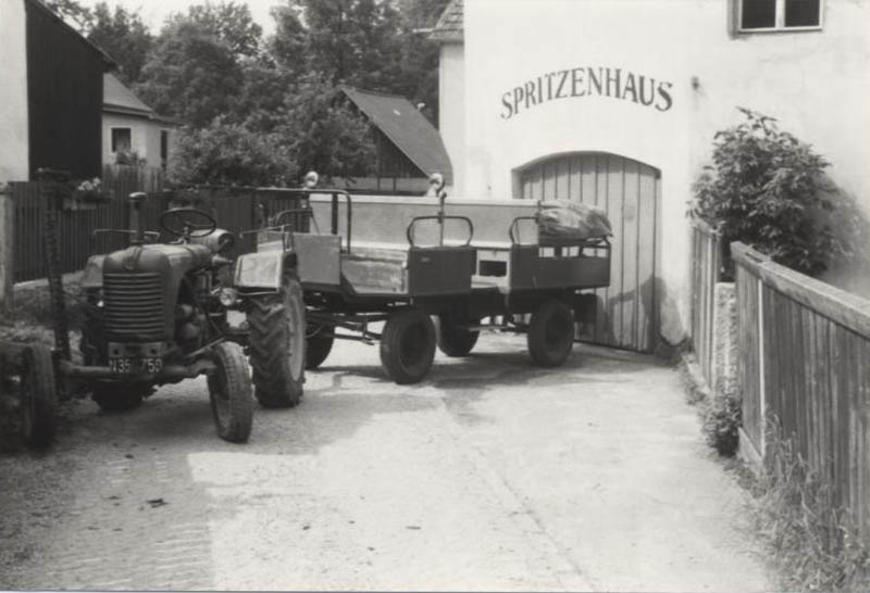 Der TS und Mannschaftsanhänger 1965