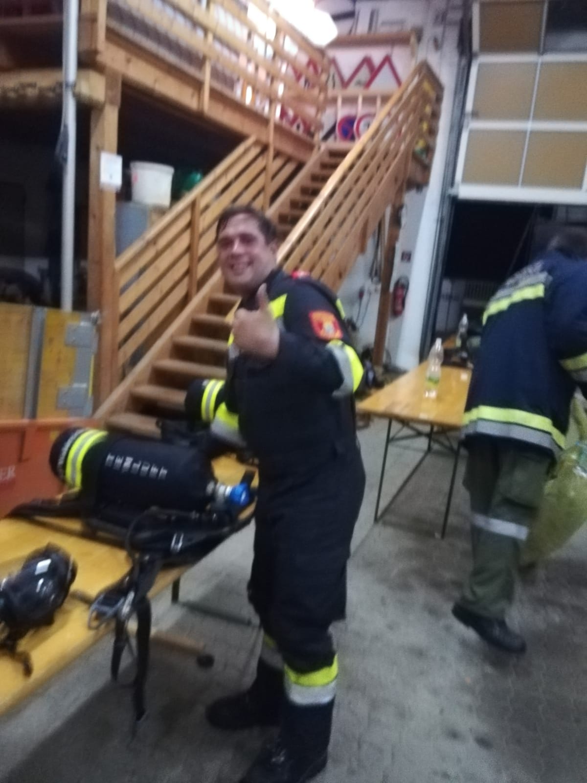 Brandcontainer in Dobersberg Stufe 4 am 22.09.2018 003